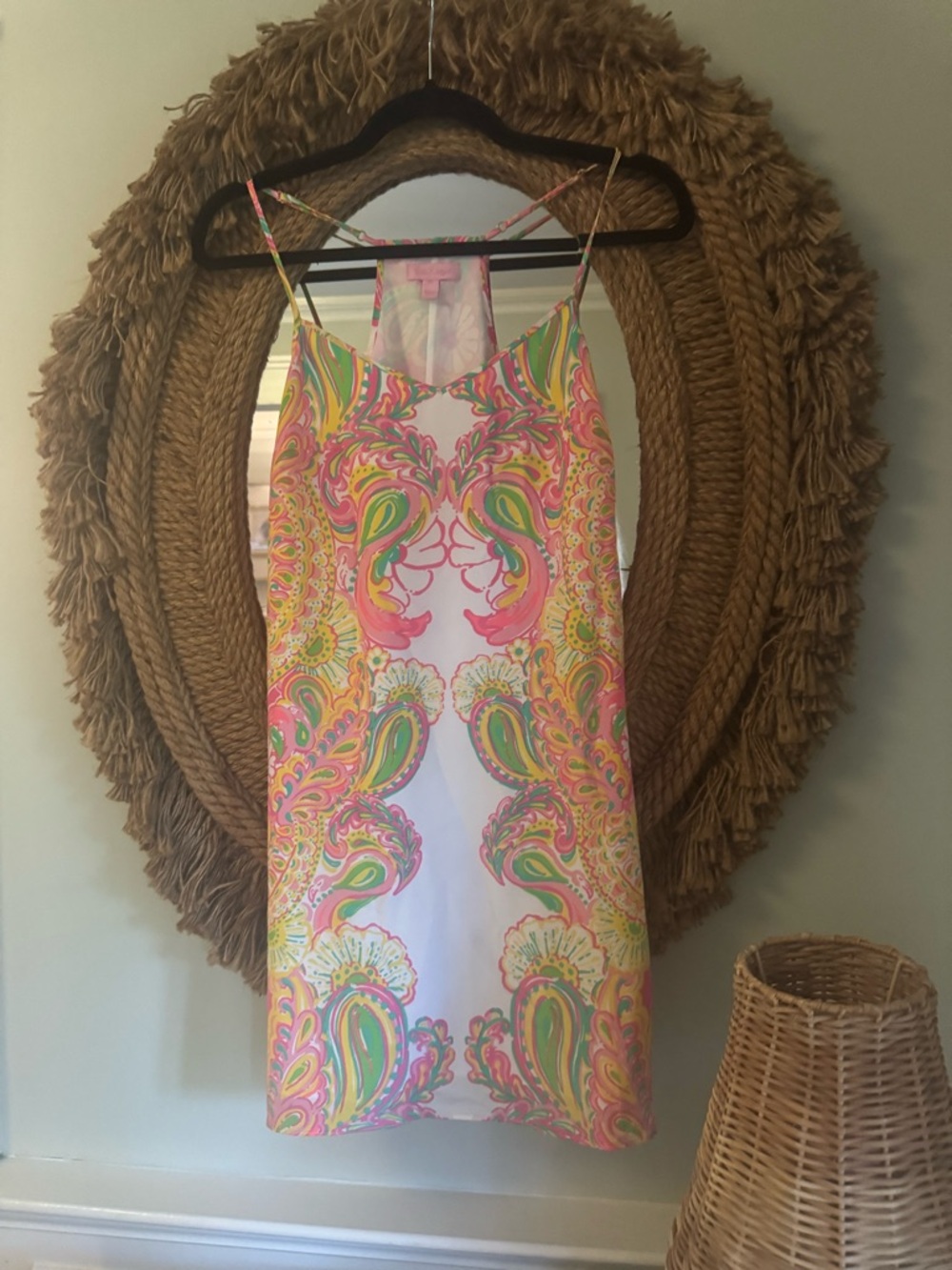 Lilly Pulitzer Hotty Pink Dusk Silk Dress - XS